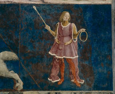 3月を監督する3人のデカンの1人、Il Salone dei Mesi、1470-99 作： Francesco del Cossa