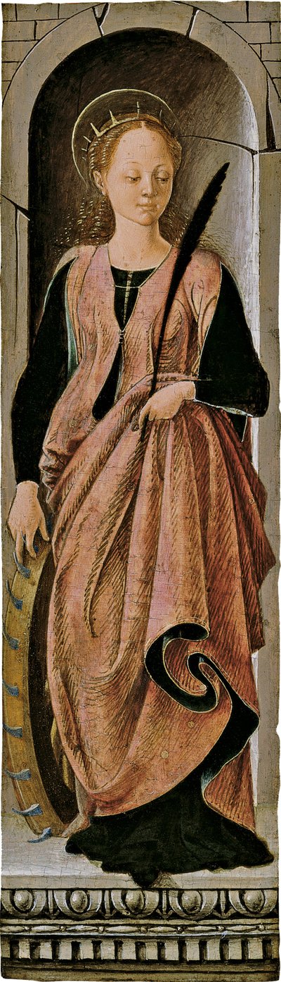 セントキャサリン 作： Francesco del Cossa