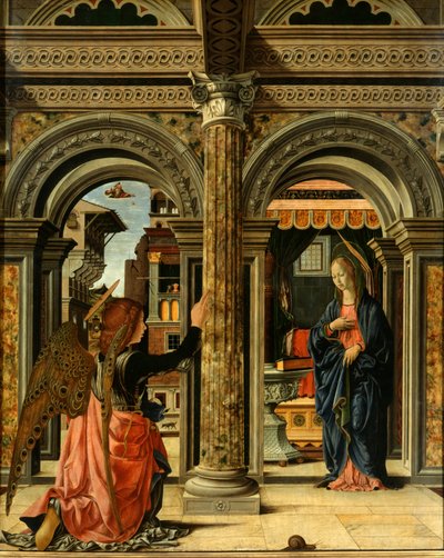 受胎告知 作： Francesco del Cossa