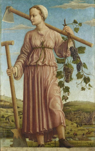 ミューズ ポリヒムニア、1459 年頃。 作： Francesco del Cossa