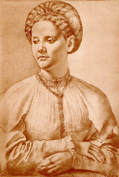 女性のポートレート 作： Francesco di Cristofano Franciabigio