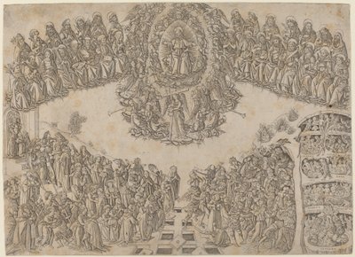 最後の審判 作： Francesco di Lorenzo Rosselli after Fra Angelico