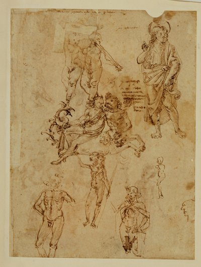 ケンタウロスがニンフを犯す． 作： フランチェスコ・ディ・シモーネ（宛名）