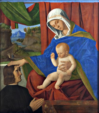 乙女と子のドナー、15世紀後半 作： Francesco di Simone da Santacroce