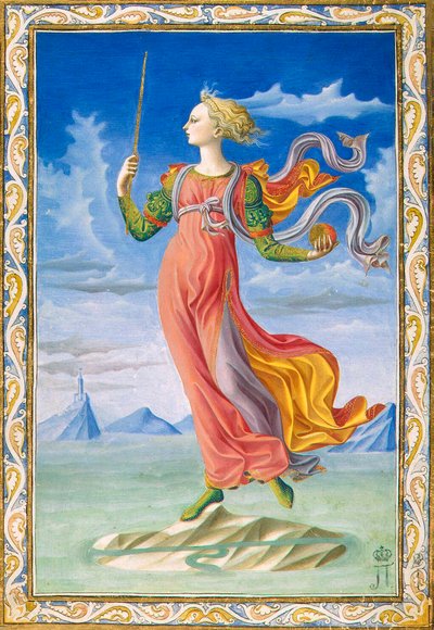 ローマのアレゴリー、c1448。 作： Francesco di Stefano Pesellino