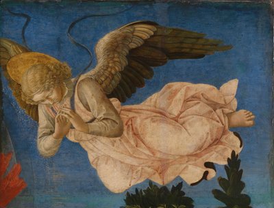 ピストイアサンタトリニタ祭壇画の天使のパネル、1455-1460 作： Francesco di Stefano Pesellino