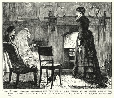 チャールズ・ディケンズの「Great Expectations」のイラスト（彫刻）。 作： Francis Arthur Fraser