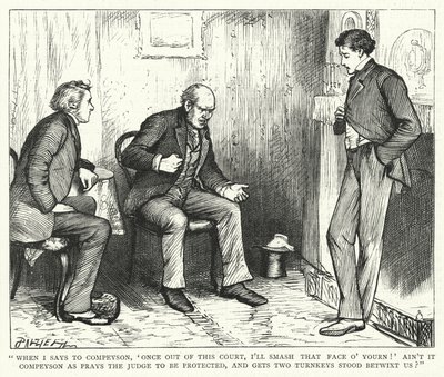 チャールズ・ディケンズの「Great Expectations」のイラスト（彫刻）。 作： Francis Arthur Fraser