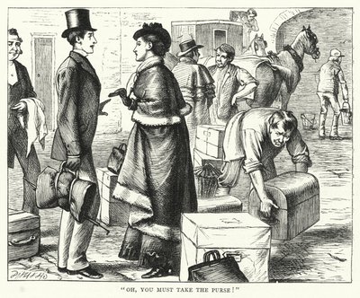 チャールズ・ディケンズの「Great Expectations」のイラスト（彫刻）。 作： Francis Arthur Fraser