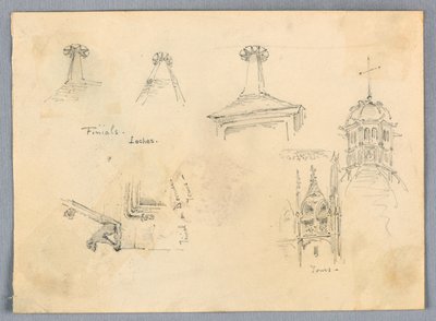 建築スケッチ、ロシュ、ツアー 作： Francis Augustus Lathrop