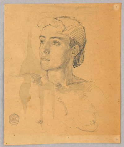 女性ヌードのバスト 作： Francis Augustus Lathrop