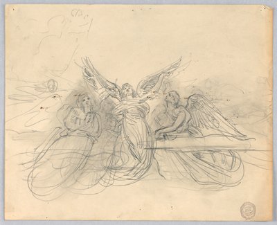 天使の群れ 作： Francis Augustus Lathrop