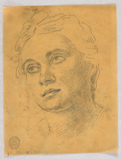 女性の頭 作： Francis Augustus Lathrop