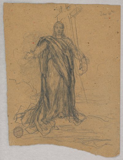 アセンションの中心人物のスケッチ 作： Francis Augustus Lathrop