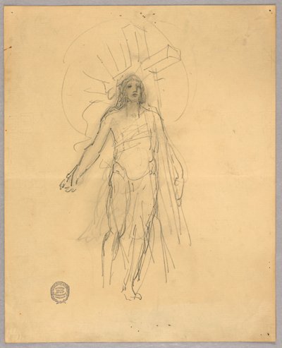 アセンションの中心人物のスケッチ 作： Francis Augustus Lathrop