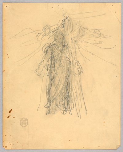 アセンションの中心人物のスケッチ 作： Francis Augustus Lathrop
