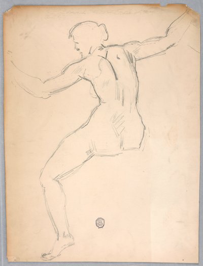 「夜」の下絵 作： Francis Augustus Lathrop