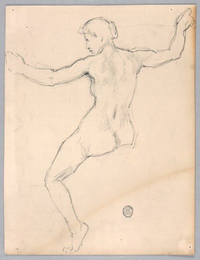 「夜」の下絵 作： Francis Augustus Lathrop