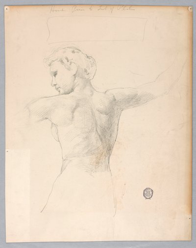 「夜」の下絵 作： Francis Augustus Lathrop