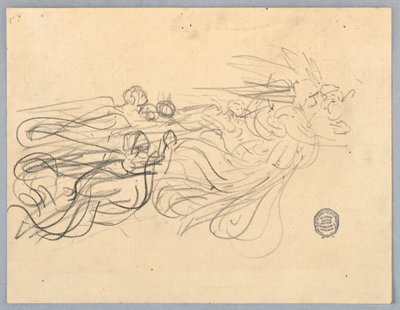 天使のスケッチ 作： Francis Augustus Lathrop