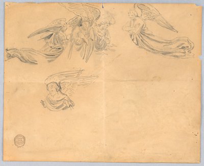 天使のスケッチ 作： Francis Augustus Lathrop