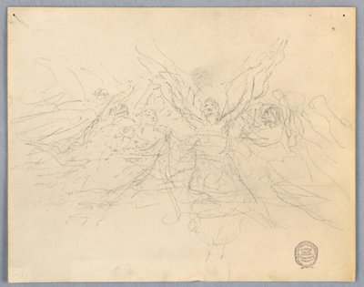 天使崇拝のスケッチ 作： Francis Augustus Lathrop