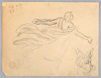 天使のスケッチ 作： Francis Augustus Lathrop