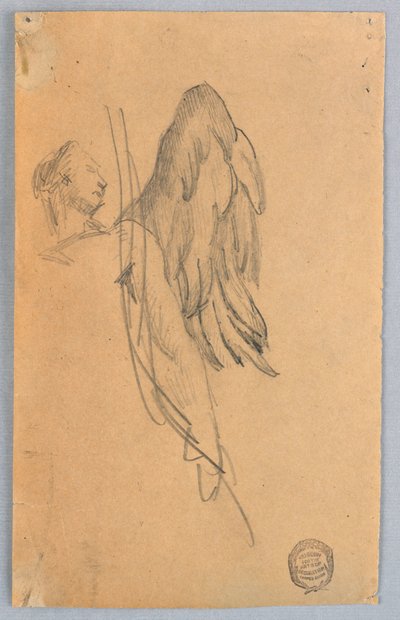 天使のスケッチ 作： Francis Augustus Lathrop