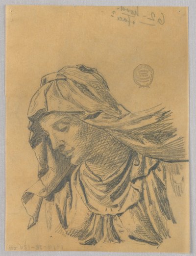 マドンナの胸像の習作 作： Francis Augustus Lathrop