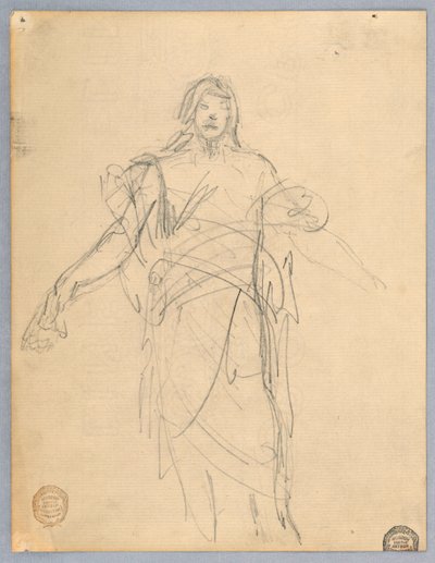 キリストのための研究、聖バーソロミュー、ニューヨーク 作： Francis Augustus Lathrop