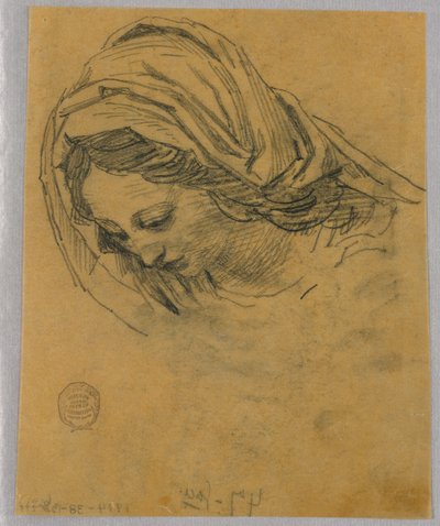 マドンナの頭のための研究 作： Francis Augustus Lathrop
