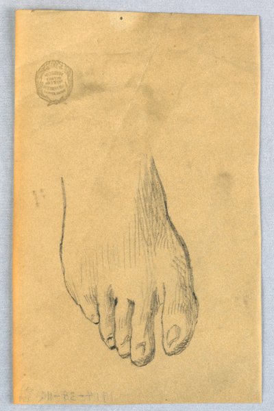 右足の研究 作： Francis Augustus Lathrop