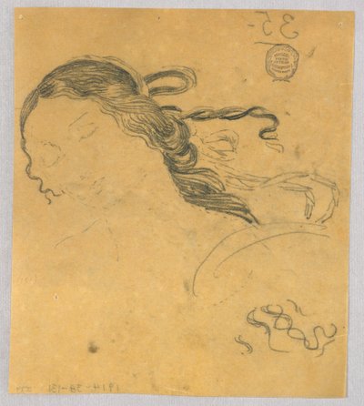 女性の髪の研究 作： Francis Augustus Lathrop