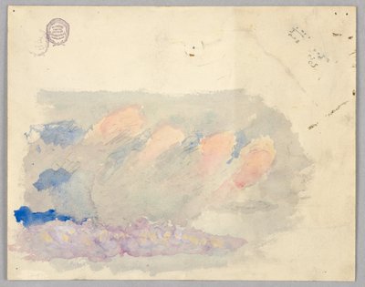 雲の研究、ローマ、イタリア 作： Francis Augustus Lathrop