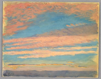 雲の研究、ローマ、イタリア 作： Francis Augustus Lathrop