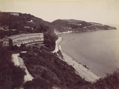 トーキー、ヘスケス クレセント、ミードフット、1870 年代。 作： Francis Bedford