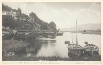 Trefriw - コンウェイ川と汽船、186094。 作： Francis Bedford