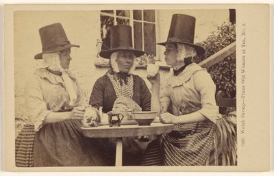 ウェールズ・グループ - お茶する3人の老婦人 第2番 作： Francis Bedford