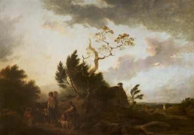 ジプシーのある広い景観 作： Francis Bourgeois