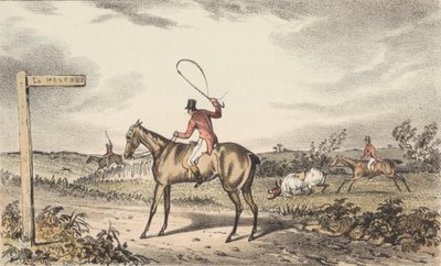 [キツネ狩り] C. J. Apperley の 1834 年版の補足である 12 冊の「Turner