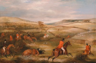 バークレーハント、1842年：追跡 作： Francis Calcraft Turner