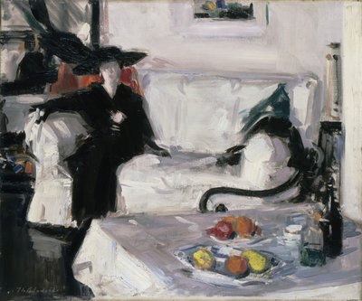 フィギュアのあるインテリア 作： Francis Campbell Boileau Cadell