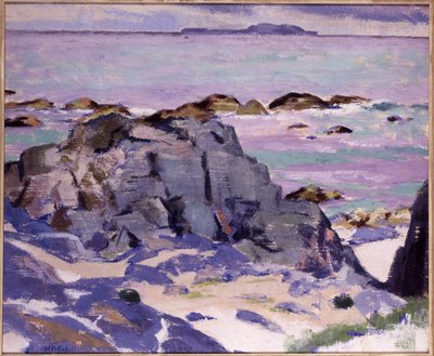 人魚の上からのルンガ、イオナ（キャンバスに油彩） 作： Francis Campbell Boileau Cadell