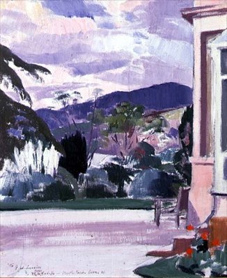 アーガイル、マートル・パーク・コーブ（油彩・パネル） 作： Francis Campbell Boileau Cadell