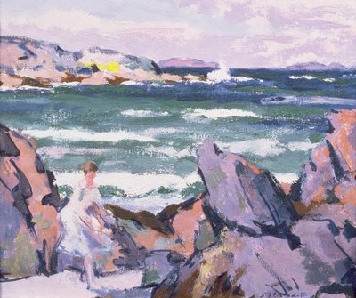 北風、アイオナ（ザ・バザー） 作： Francis Campbell Boileau Cadell