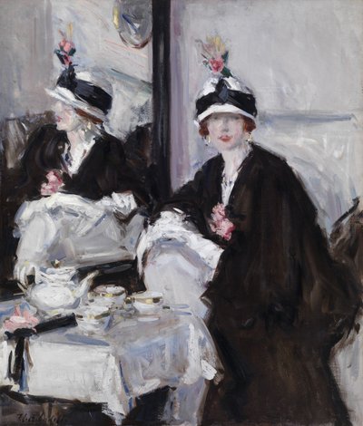 リフレクションズ（キャンバスに油彩） 作： Francis Campbell Boileau Cadell