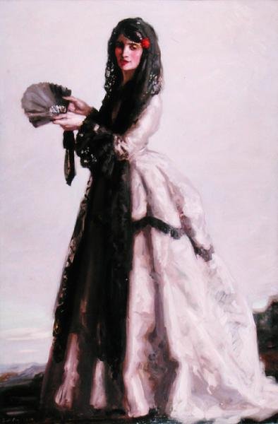 スパニッシュレディ 作： Francis Campbell Boileau Cadell