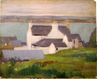 セントコルンバホテルのアーティストスタジオ、アイオナ（キャンバスに油彩） 作： Francis Campbell Boileau Cadell