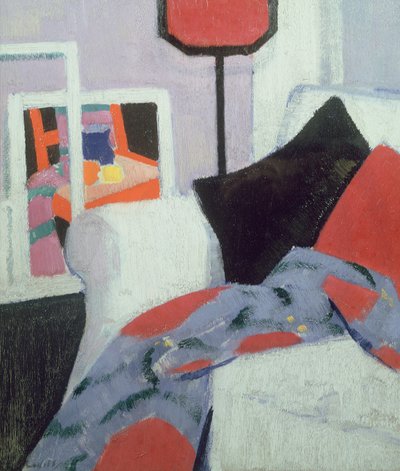 白いソファ、7 Ainslie Place、c.1915 作： Francis Campbell Boileau Cadell