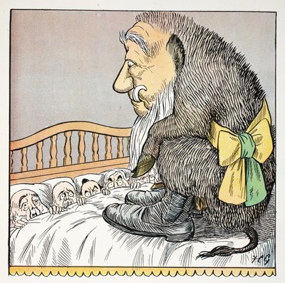 O、Struwwelpeter Alphabetのイラスト、Harold Begbieの詩（1871〜1929年） 作： Francis Carruthers Gould